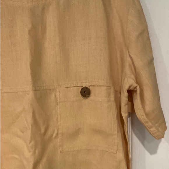 David Dart Collection Yellow Short Sleeve Top - Picture 11 of 12